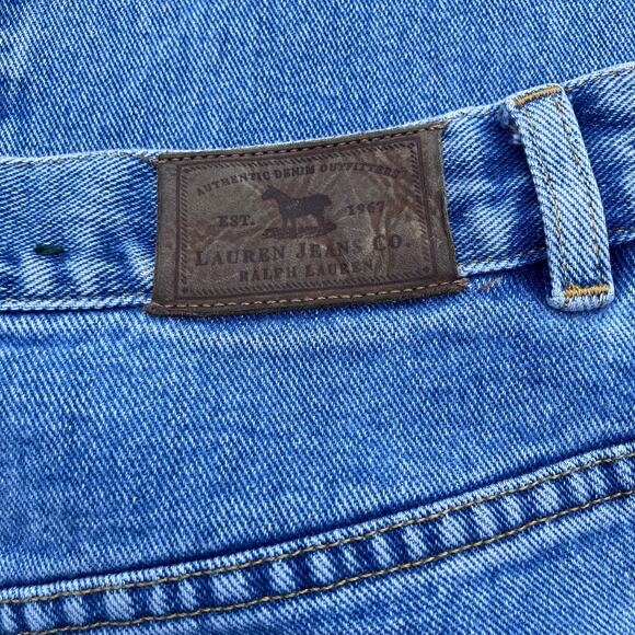 Lauren Jeans Company Ralph Lauren Pants Jeans High Rise Tapered 38” Waist - Picture 9 of 9